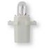 Boîte de 10 lampes témoins plastiques blanc 12 V 2 W culot B8,3d